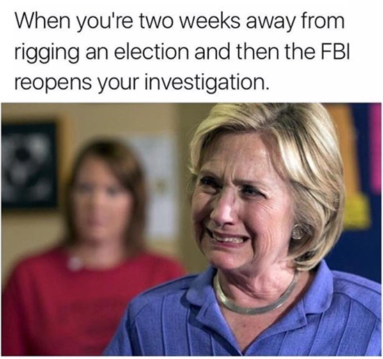 Hillary FBI meme